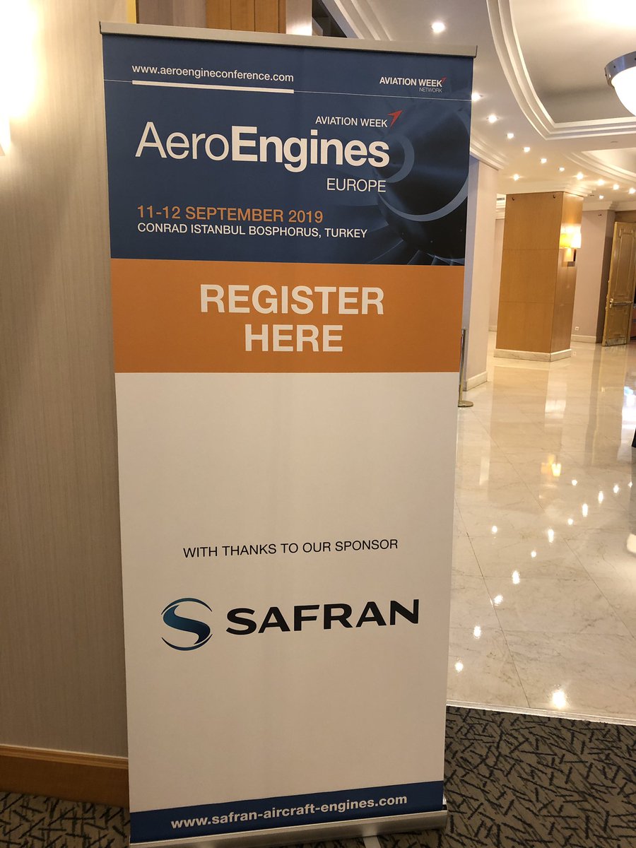 av_week's tweet image. Registration is open for #AEEUR ! Thanks to @SafranEngines for sponsoring @AvWeekEvents