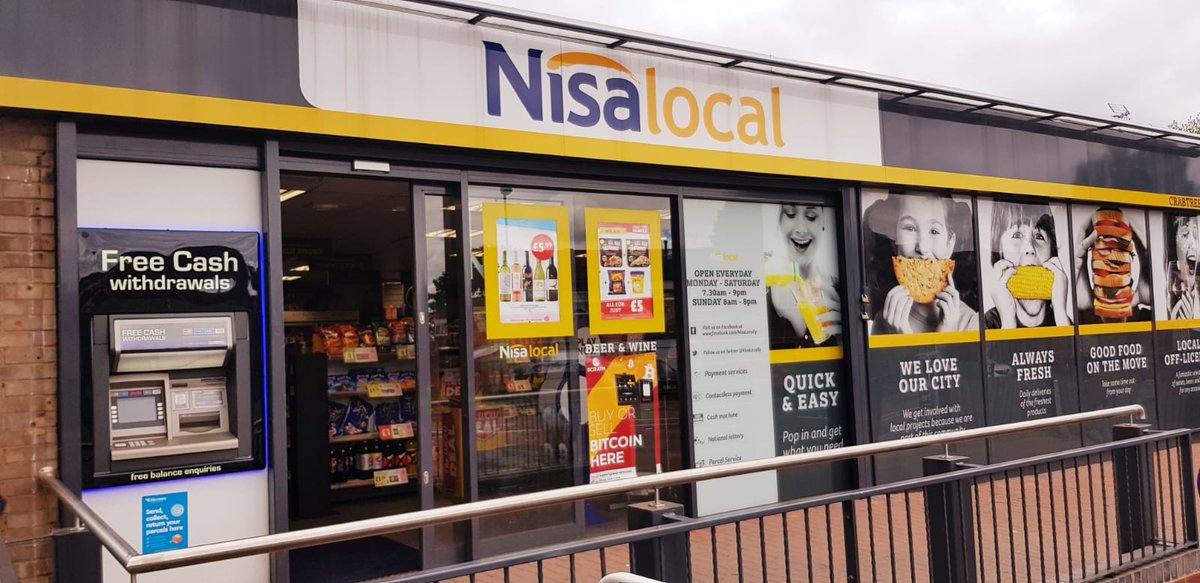 You can now buy Bitcoin at Nisa Local Crabtree  47-49 Crabtree Road, Birmingham, B18 7HR.  #Hockley #Birmingham  #Bitcoin #money #cryptocurrency #crypto #btc #BitcoinATM #BCBATM #Nisahttps://bcb-atm.com/bitcoinatm/nisa-local-crabtree-hockley-birmingham/