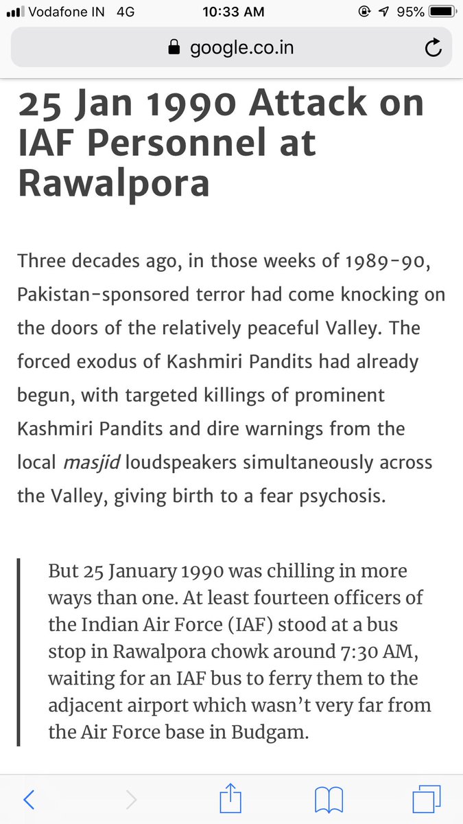 AdityaRajKaul's tweet photo. Story of how terrorist Yasin Malik unfolded the brutal killing of IAF men with friends. Macabre Dance of Jihad around the dead bodies on Jan 25th, 1990. From my article earlier this year. Malik deserves nothing short of death sentence by the court of law. https://t.co/5cuPyj3cNa https://t.co/ejizRDWAy5