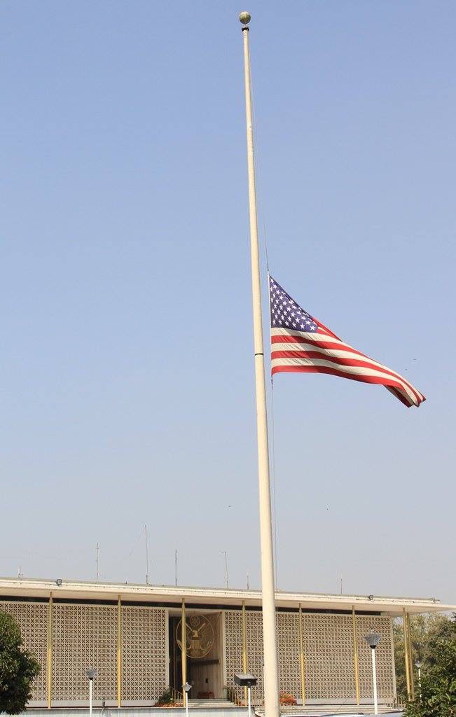 Us Flag Half Mast Today