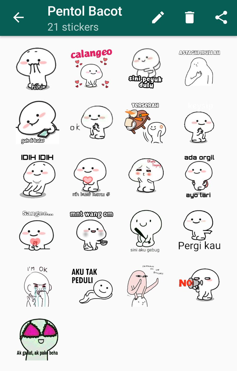 28 Trend Stiker  Wa Pentol  Terbaru Terbaru Postwallpap3r