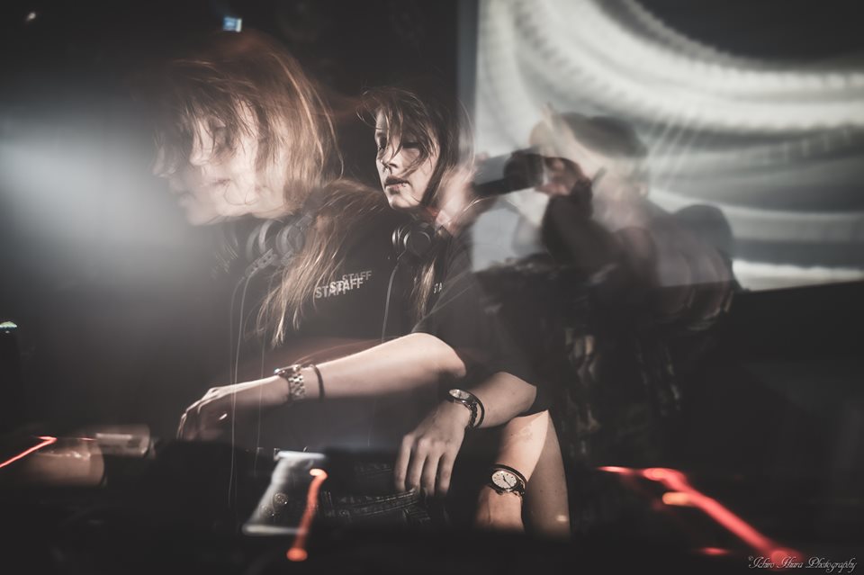 Charlotte and me(VJing) #DJ #techno #shibuya