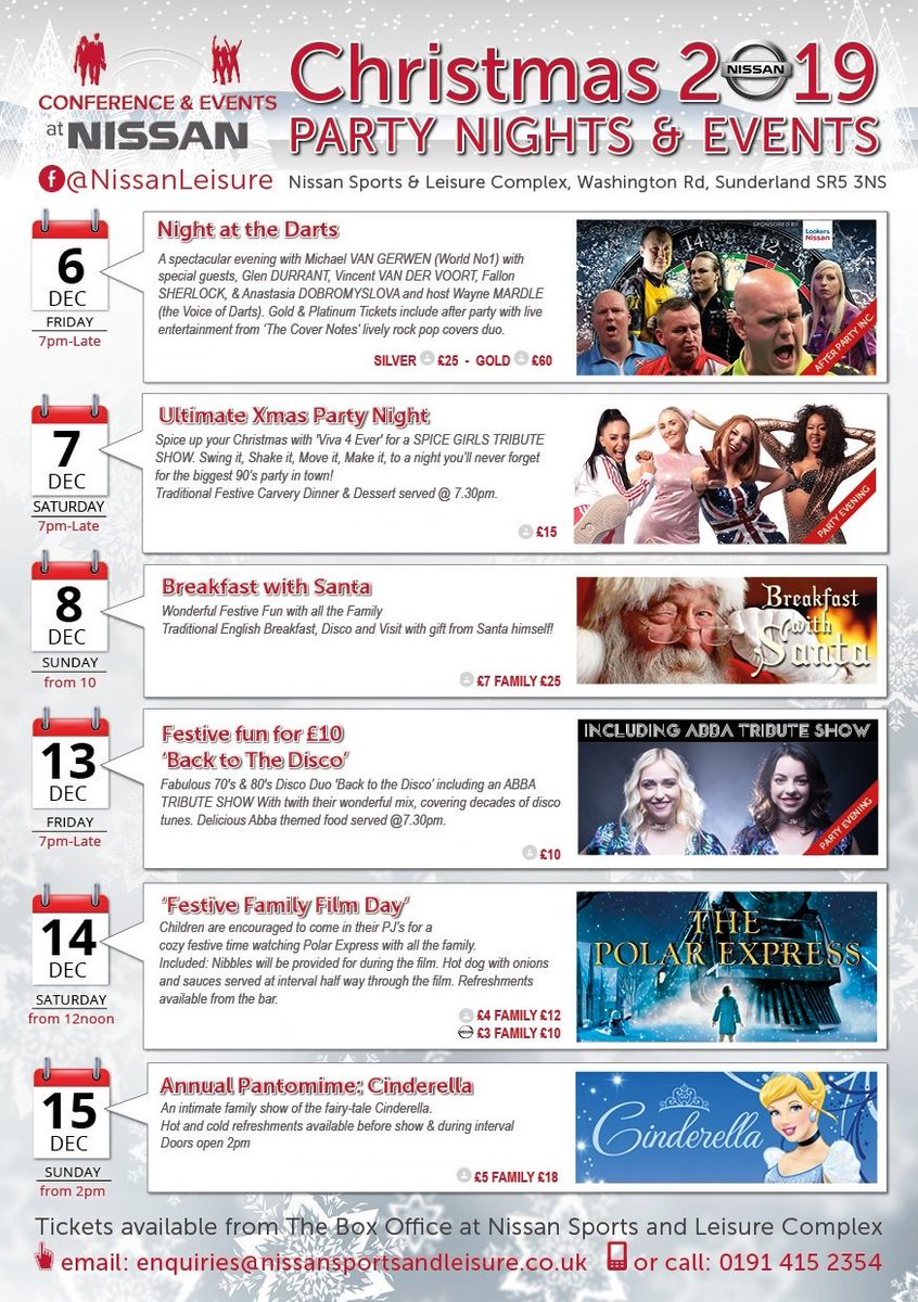 Check out our upcoming winter events!!