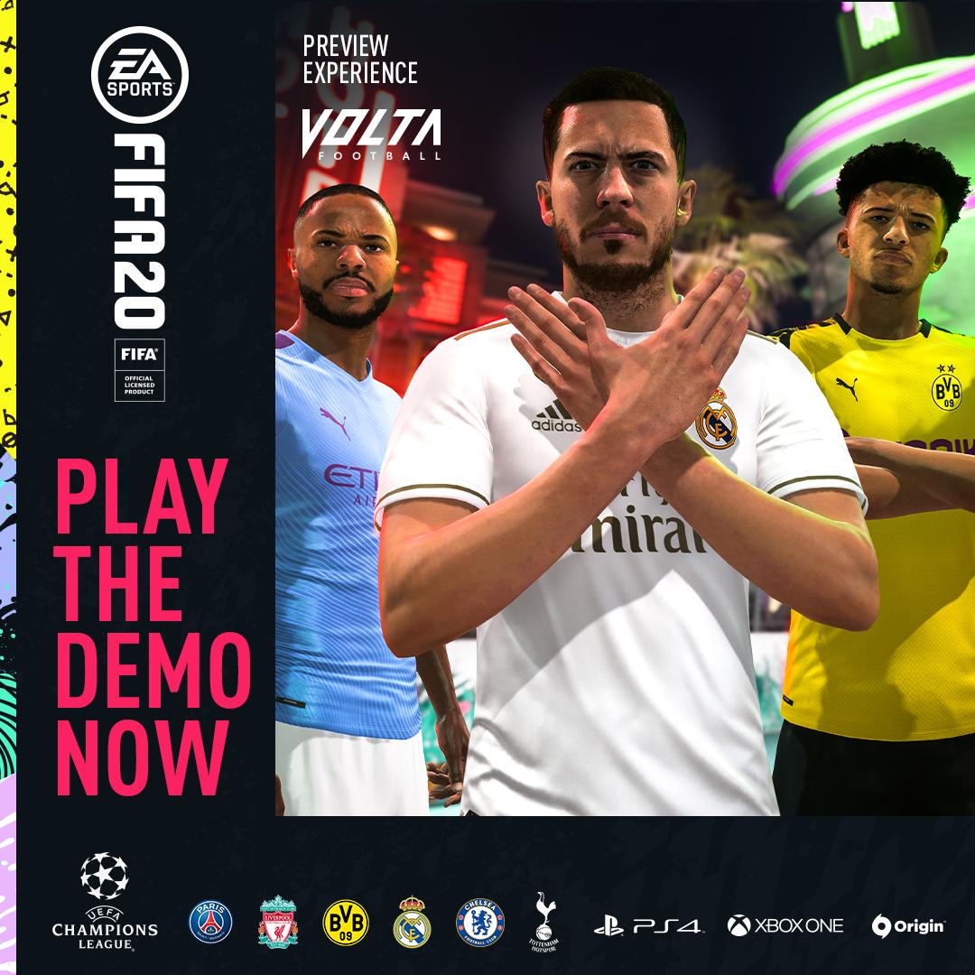 EB Games Australia on Twitter: "The #FIFA20 VOLTA Football Demo is  available to play NOW on PlayStation 4, Xbox One and PC! ⚽ An all-new  authentic street football experience: https://t.co/QLjrk9rR3x  https://t.co/Go3gkMxqmD" /