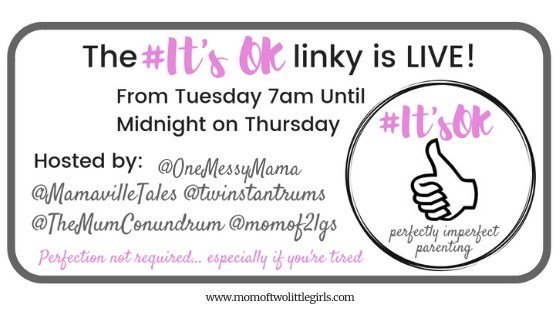 momof2lgs's tweet photo. The #ItsOK Linky is back ... again!
#pbloggers #mumblogs
@onemessymama @mamavilletales @twinstantrums @themumconundrum https://t.co/tO4C2DWIeI https://t.co/RxMAuoEV7S