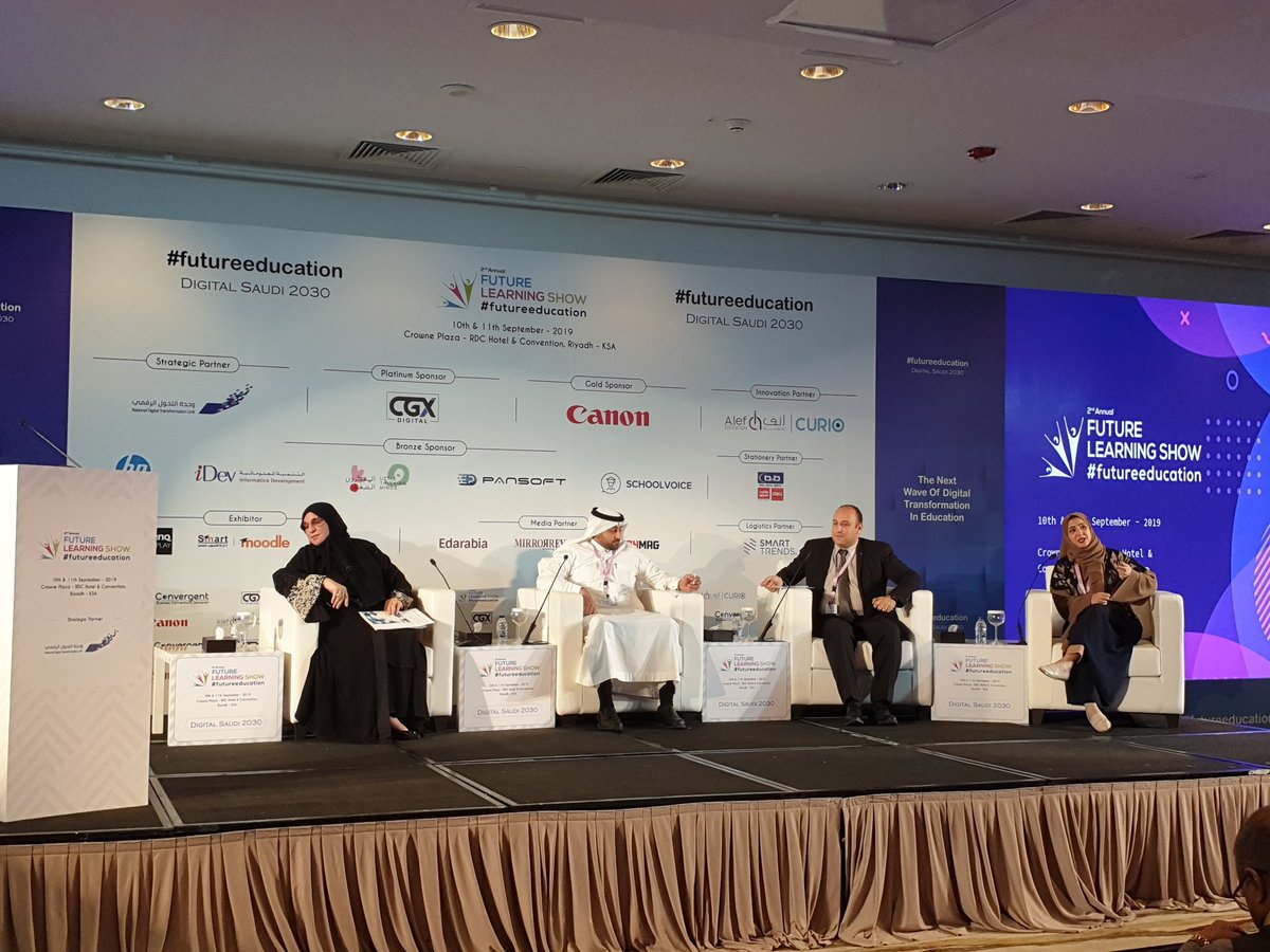 cglobalevents's tweet photo. Happening now: Interactive learning to maximize student potential at #FutureEducation #FLS19 #DS2030 #digitalsaudi https://t.co/rmqCpdGPnM