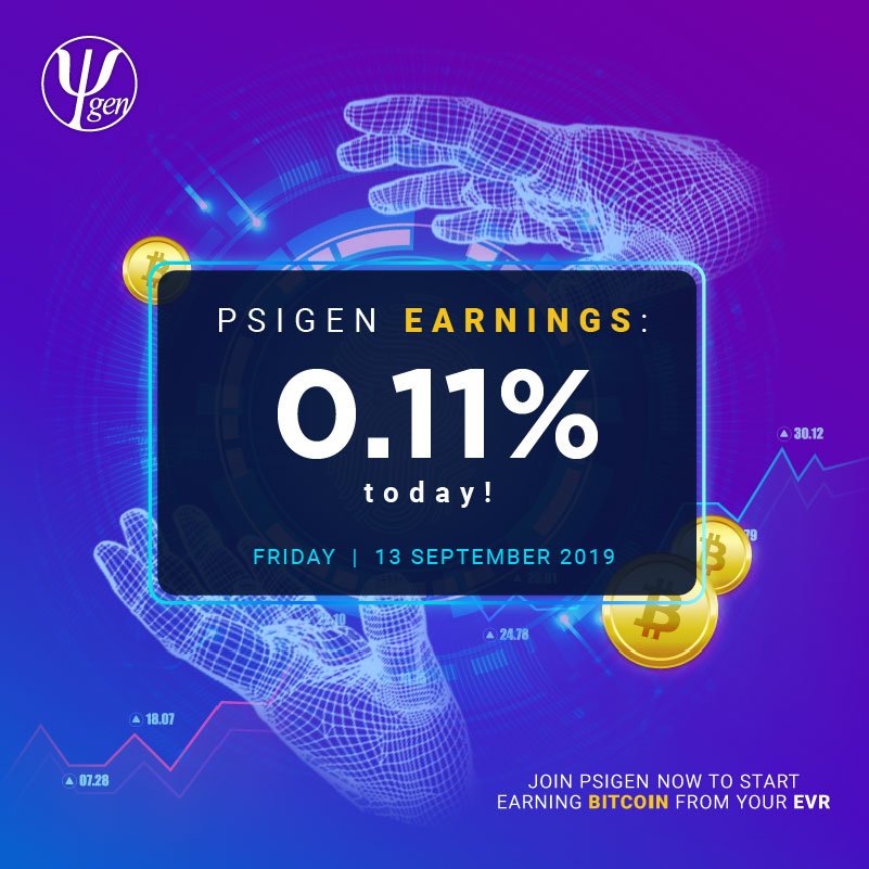 PSIGEN_trading's tweet photo. PSIGEN Trading daily earnings of #Bitcoin for today!

Constant Bitcoin earnings with PSIGEN, download #Everus #Wallet:
Play Store > https://t.co/XXcZKNHaXA
App Store > https://t.co/jkAKGqw8GM https://t.co/G97tohr1pp