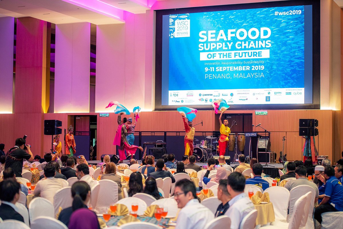 WSC_Penang's tweet photo. World Seafood Congress 2019 Welcoming Dinner at Setia SPICE Convention Centre. 

#WorldSeafoodCongress #WSC2019 #WSCPenang #BusinessEventsPenang https://t.co/cjQLgpTVao