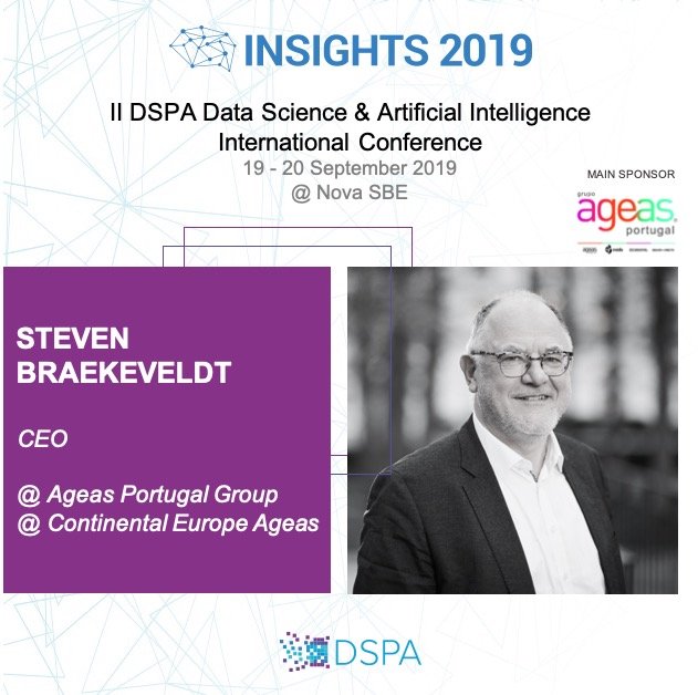 DSPA_INSIGHTS's tweet photo. #INSIGHTS2019 | 19-20 Sept. @ #NovaSBE
Program: https://t.co/XR1Zmf89Fr
"DATA-ANALYTICS: AN ETHICAL HAZARD OR A BLESSING? FROM ART TO HEALTH"
by #StevenBraekeveldt, CEO @#Ageas Portugal Group https://t.co/CA4FPlmG0p