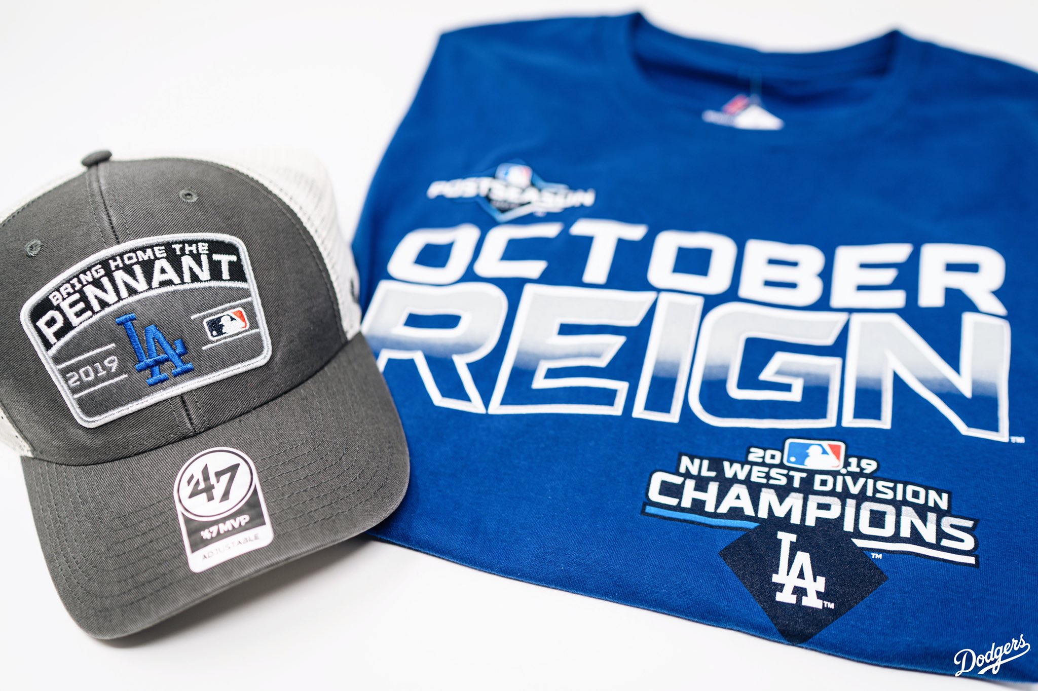 dodgers champs hat