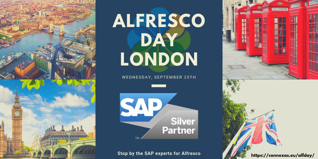 Just 2 weeks ahead! Meet the #SAP team for <a href="/Alfresco/">Alfresco</a> at the #AlfrescoDayLondon on September 25th, 2019 <a href="/etcvenues/">etc.venues</a>.