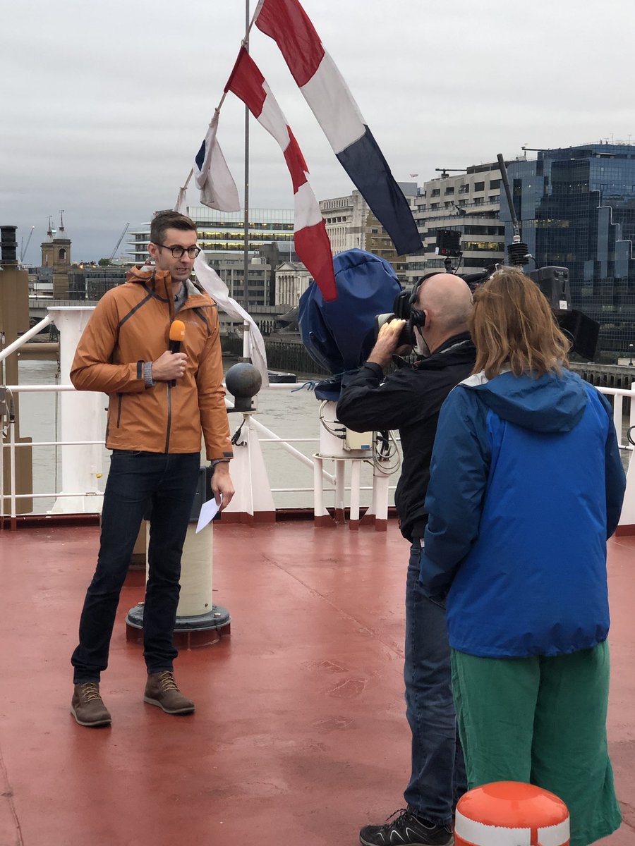 BBC breakfast filming aboard
