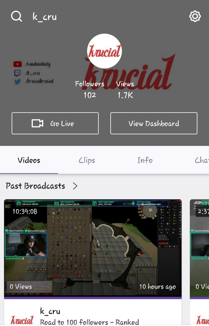 krucial_fps's tweet photo. Thank you so much for 100+ followers on Twitch! When I started streaming everyday about a month and a half ago, I was at 29. Things are growing so fast and I couldn't be more excited. Never stop grinding. https://t.co/12TKS8SDdA