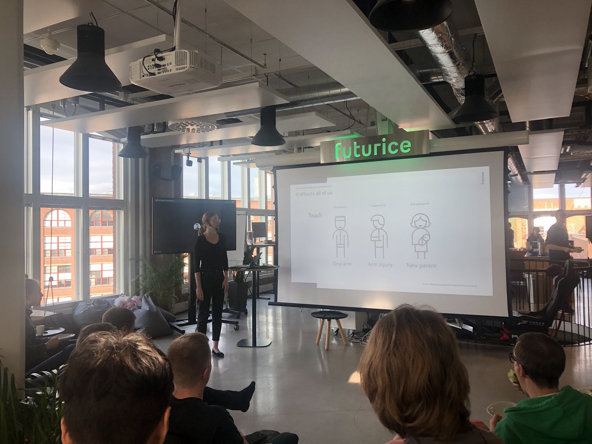 sallaheinanen's tweet image. Today we are learning about #accessibility at our weekly breakfast. Are you prepared for #webaccessibilitydirective @futurice
