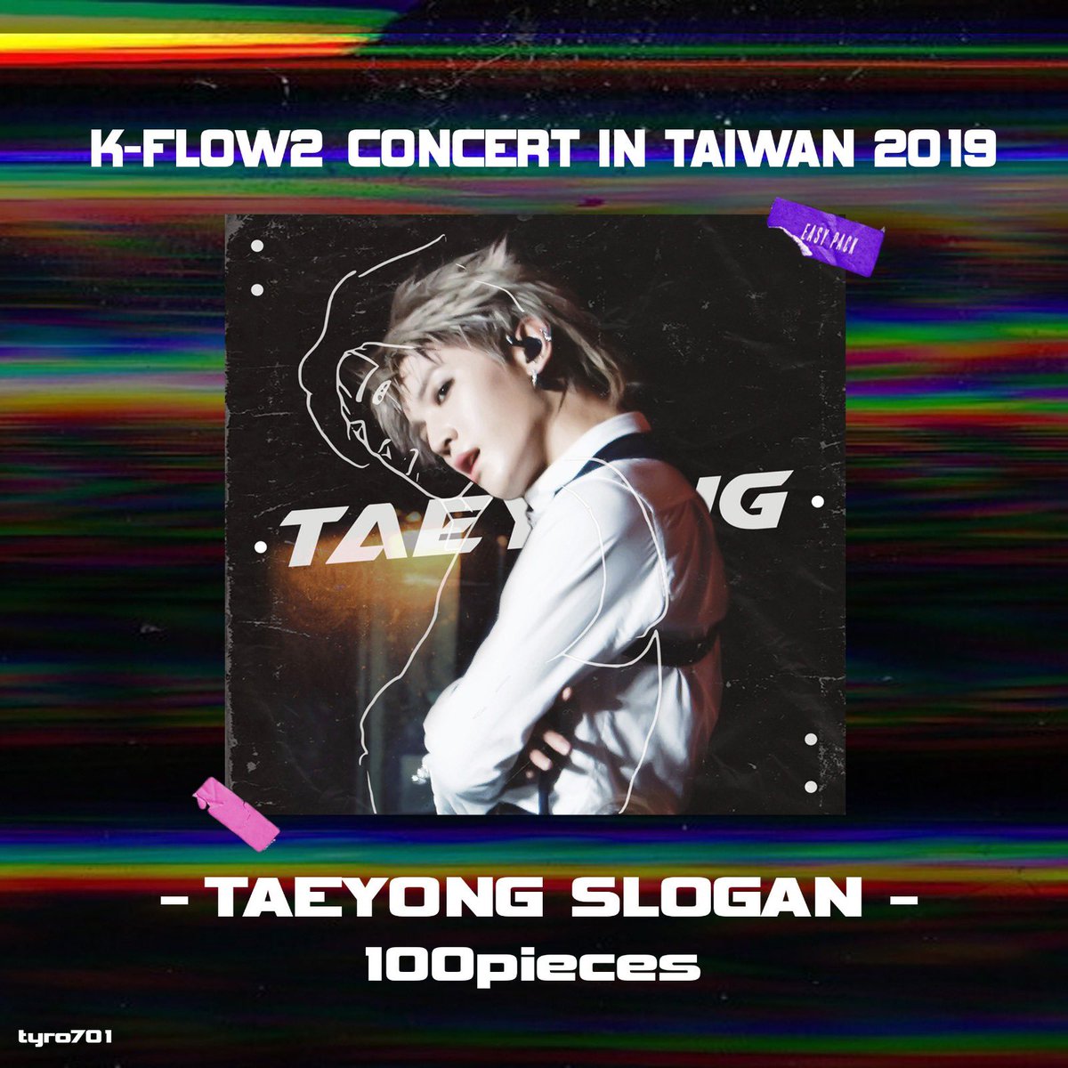 K-flow2 concert in taiwan 2019💙
921當天我會在林口體育館場外發放100張方形手幅❤️
另外之前剩下的應援杯套也會同時發放！
時間地點會在當天ig story公佈！
一人限拿一張，禁止販售。
謝謝大家支持❤️ not for sale

#kflowconcert #kflow2concert2019 #taeyong #李泰容 #nct #nct127 #泰容 #태용