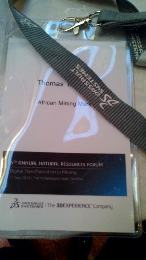 Thingamo's tweet photo. Digital Transformation in mining 5th Annual Natural Resources Forum https://t.co/HIAaV8YGDb