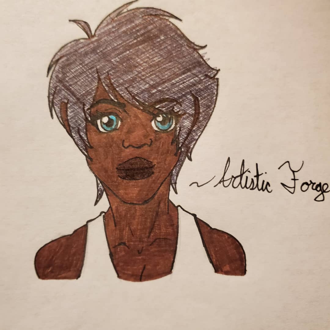ArtisticForge09's tweet photo. More Keesha. #art #artist  #drawing #sketch #illustration #traditional #pen #character #characterdesign #oc #originalcharacter https://t.co/hoJU1DiiUv
