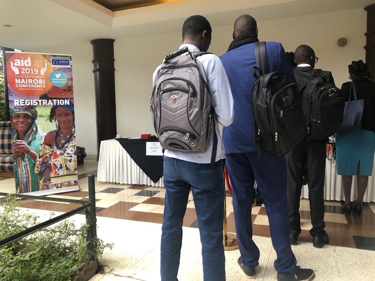 A bright and early start for delegates at #AidExNairobi 2019 this morning attending to discuss the importance of inclusiveness to global progress and analysis whether the aid sector is doing enough 🌎