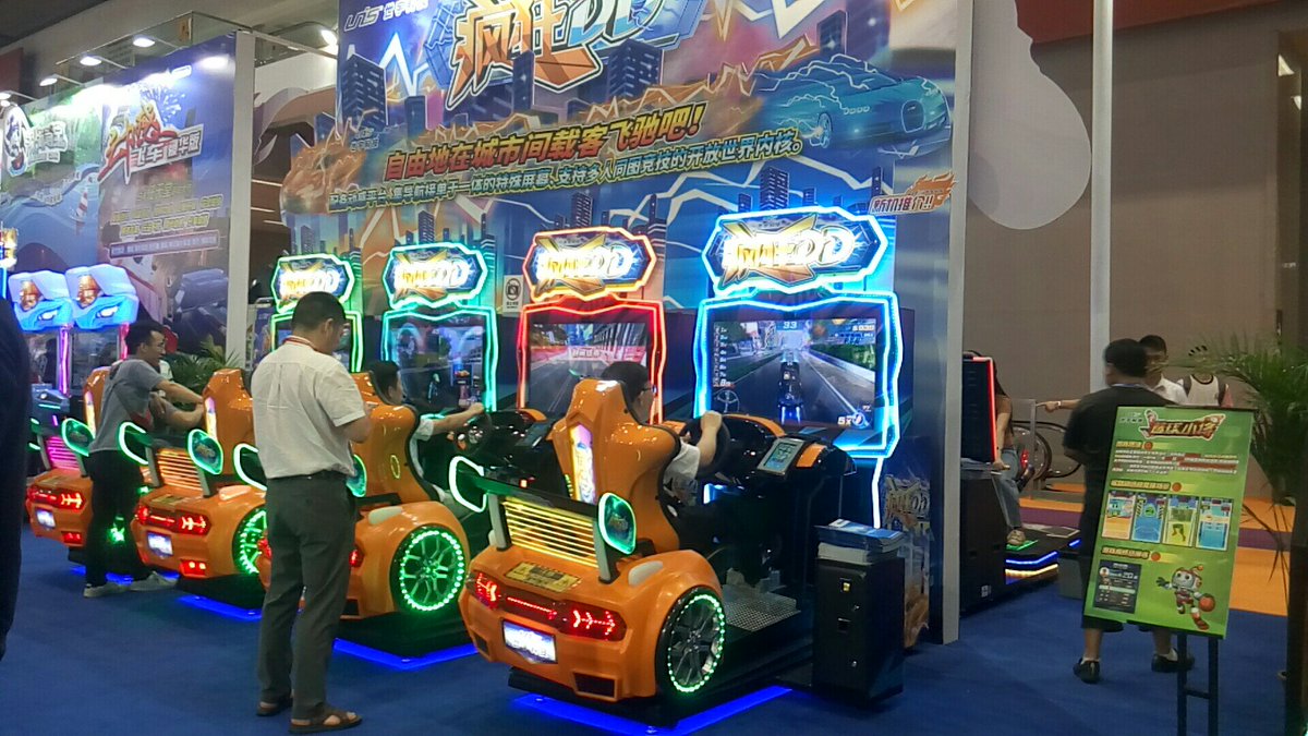 Highwaygames's tweet photo. There's been many racing games on display at the GTI Asia China Expo, including games like Initial D Zero, Mario Kart and the one below. 

These expos are the perfect place to check out the hot and new racing games in the market. https://t.co/sY7aAA3kPP