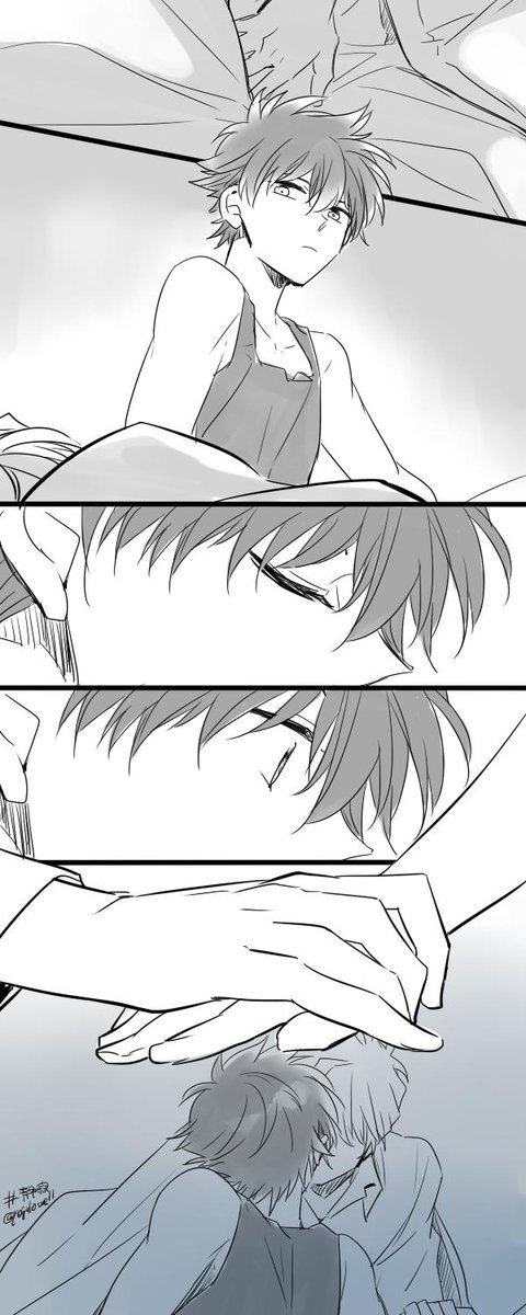 静かに
 #白快版真剣お絵描き一発勝負後日編 