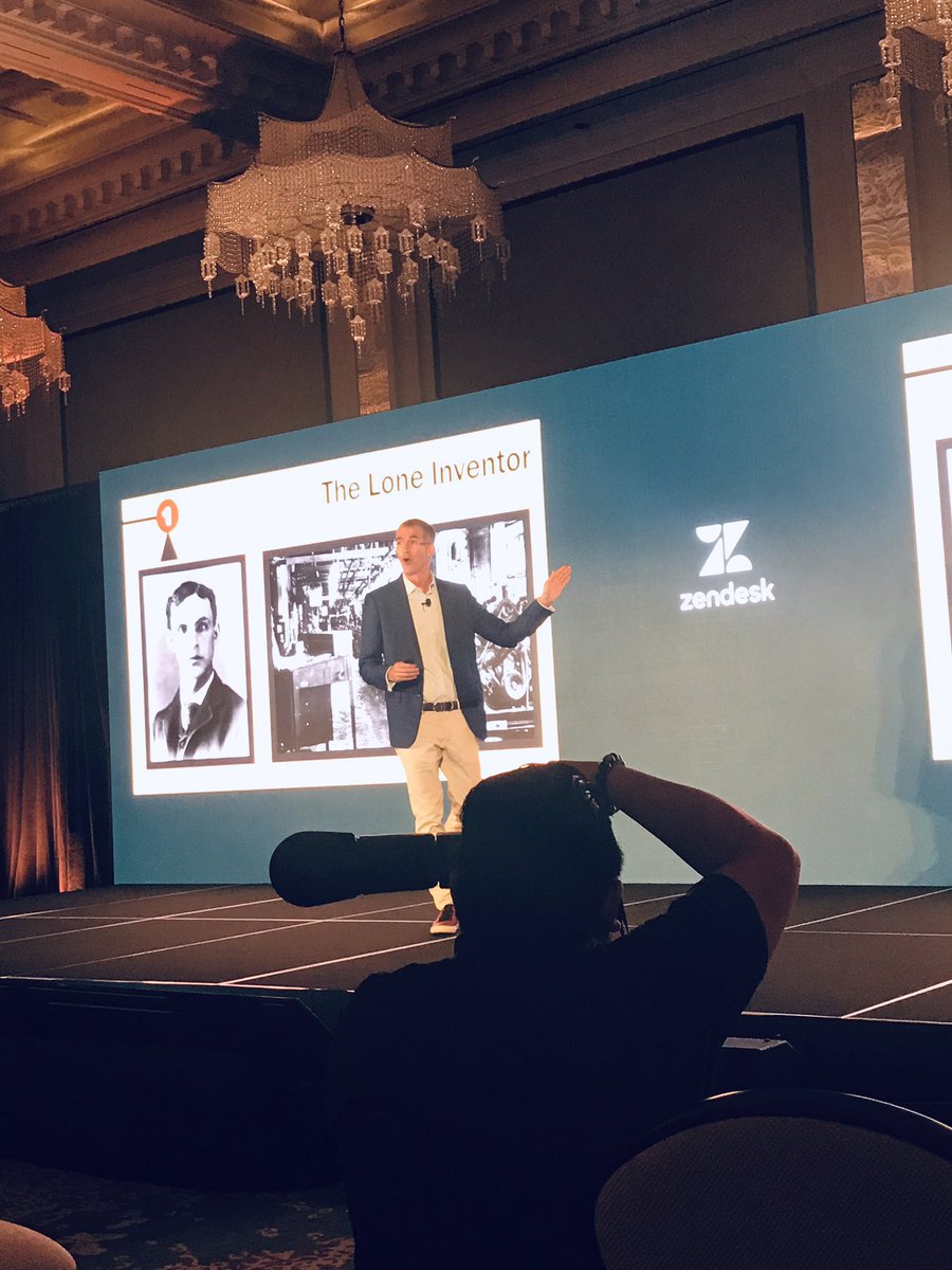 ShayneJBarretto's tweet photo. Great session: funny, interactive, relevant, lively. Thanks @ScottDAnthony for the management lesson! :-) #zendeskshowcase https://t.co/DhujtCbAnN