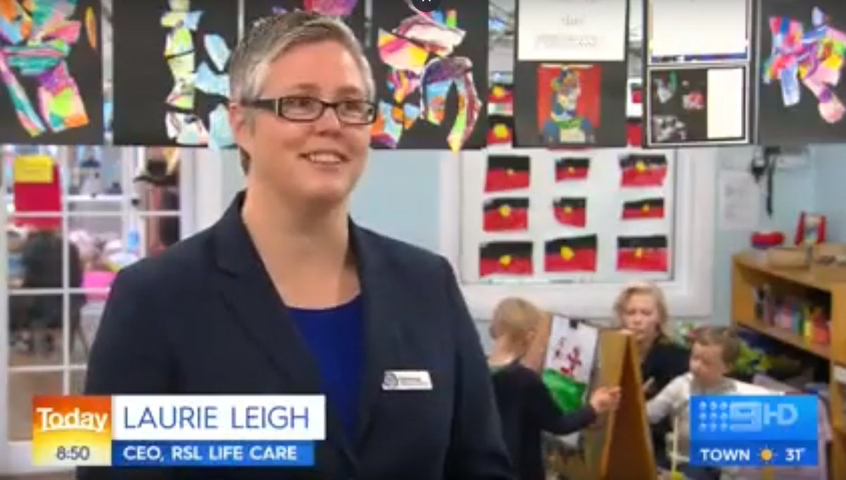 rsllifecare's tweet photo. RSL LifeCare's CEO Laurie Leigh, promoting intergenerational activity with Little Diggers on the Today Show #agedcare #littlediggers #intergenerationalactivity #rsllifecare #TodayShow 

https://t.co/zonCrIjDaM https://t.co/Lsj72ngQPi