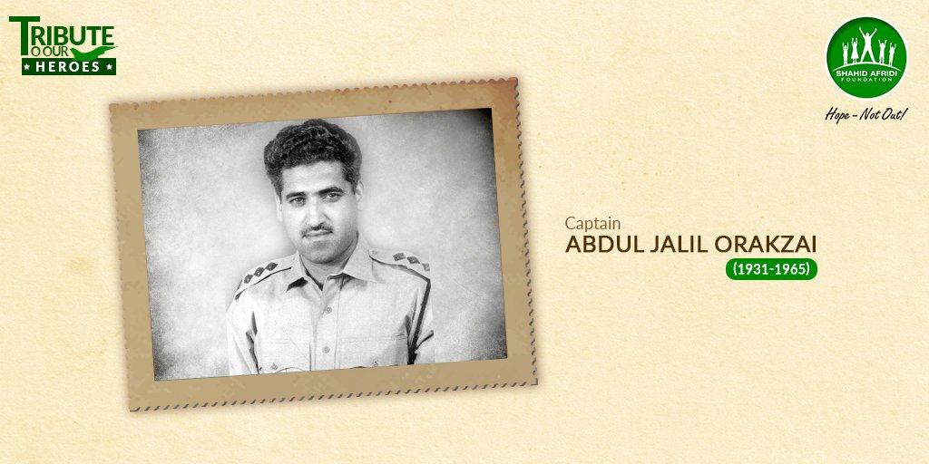 SAFoundationN's tweet image. “If I died, I want to die like a soldier fighting in battle field…” -Capt. Abdul Jalil was awarded Sitara-e-Jurat for performing his duty in the war of 1965 with distinction &amp;amp; for selflessly giving his life for our country. #SAF #HopeNotOut