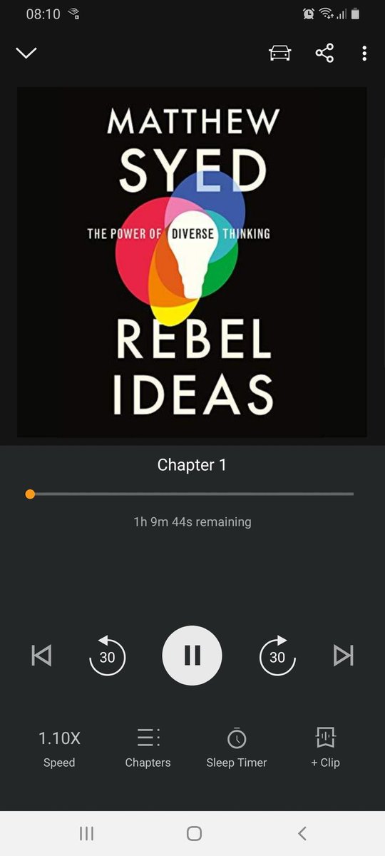 WinsWinters's tweet photo. Cant wait to listen to @matthewsyed 's new book #RebelIdeas, his previous two inspired my novel #WinnerWinnerNovel https://t.co/Lyh3vlThZE