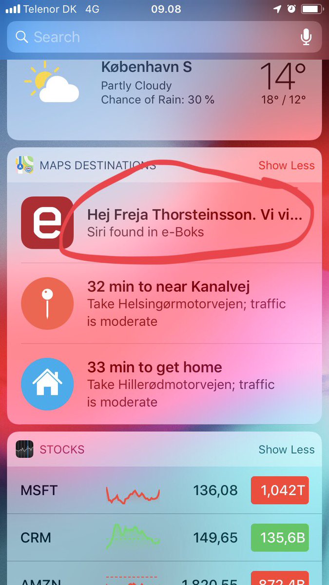 What is #Siri doing snooping around in my #eboks? That's private! Pay slips, tax information, personal health!