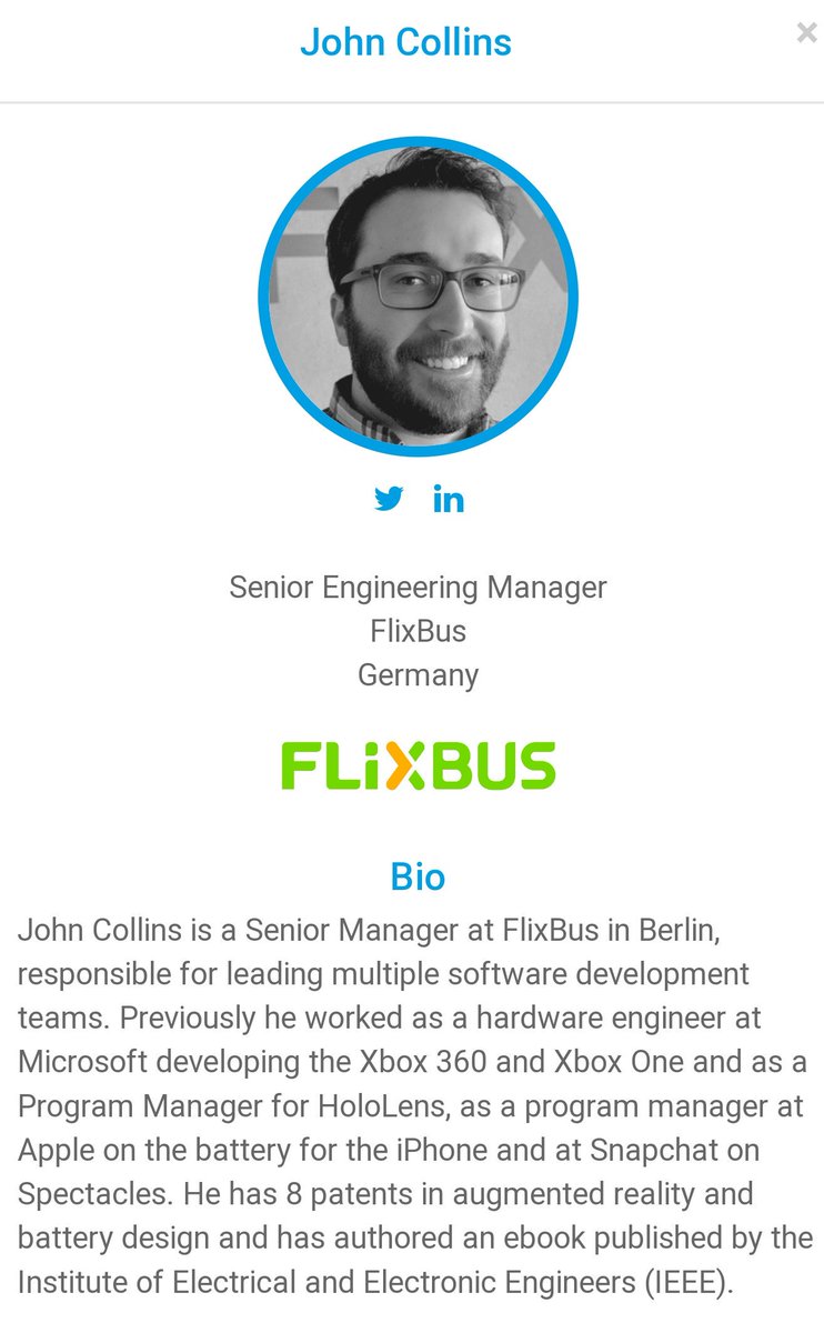 We got tickets for <a href="/managerematch/">manetch</a>'s World Class Corporate #ExtendedReality 2019 in Frankfurt. Come see speakers like John Collins from <a href="/FlixBus/">Flix</a>, Berlin talk about "Integrating XR Solutions into the Digital Transformation Process"
#keyplayers #bestpractices #VR #AR #MR #XR #wcdgt