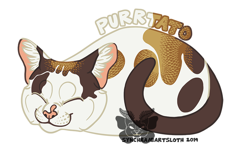 ArtSloth's tweet photo. I'm amused that I have #3Styles of Serafina as a PURRTATO xD https://t.co/hR2xuUoTtn