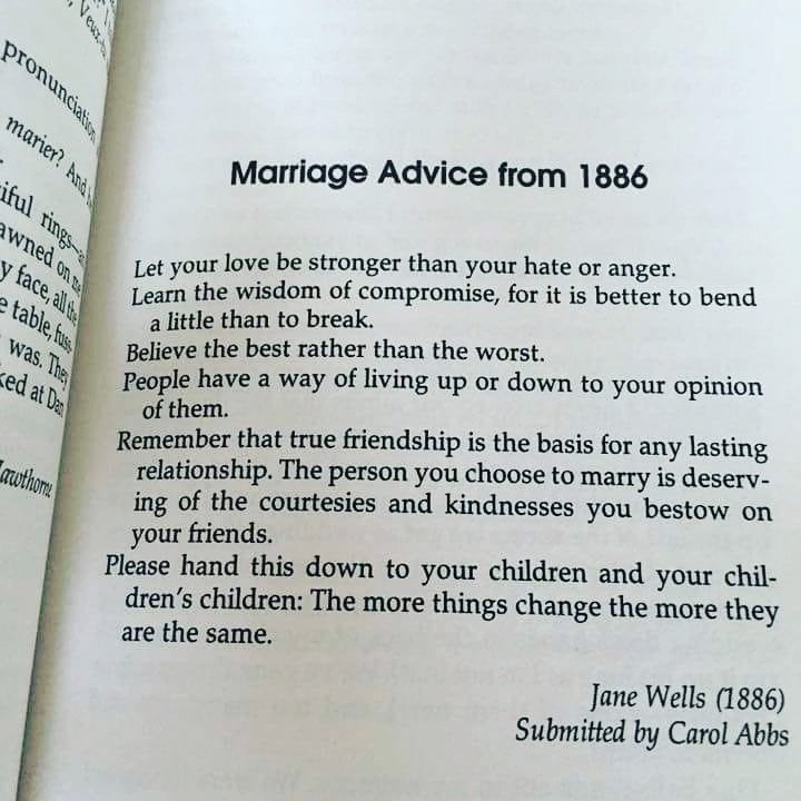 ValerieRametsi's tweet photo. Marriage Advice from 1886
#realtalkwithmsv #relationships #communication #relationshipgoals #marriage https://t.co/uLpVDtOI3k