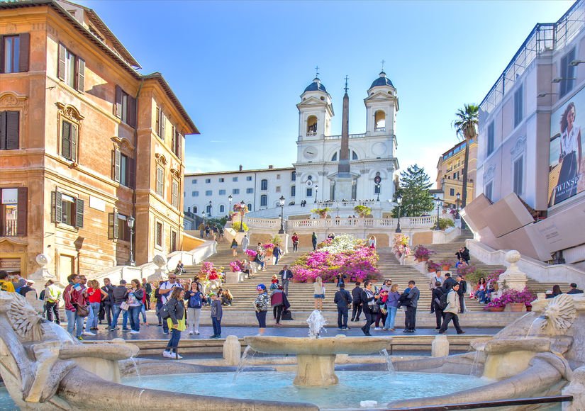 Rendezvous at the Famous “Spanish Steps”: Just 135 Steps to Go! Check out here - bit.ly/2lLtExx

#SpanishSteps #Rome #Italy #Travel