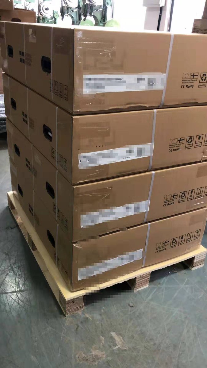 The new hotitems motorized floor stand ,ready for shipment .