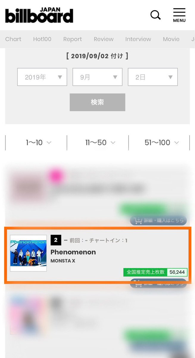 Official_MX_jp's tweet photo. [#MONSTA_X]
8/21発売の2nd アルバム『#Phenomenon 』が、9/2付Billboard JAPAN Top Albums Sales 2位、タワーレコード全店総合アルバムチャート 1位、そしてオリコン週間アルバムランキングでは 9/2付 2位、9/16付 6位 の2回チャートインという成績を残��ことが出来ました。
#MONSTAX #몬스타엑스 https://t.co/wm4VlVuXEZ