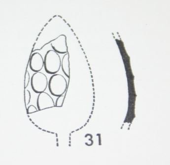 romanpalace's tweet photo. Day 3:
A fragment of a Roman glass spoon from @romanpalace. Plus the publication drawing, in case you don't believe us.
#GlassWeek #terriblephoto https://t.co/ggRLfhNuti