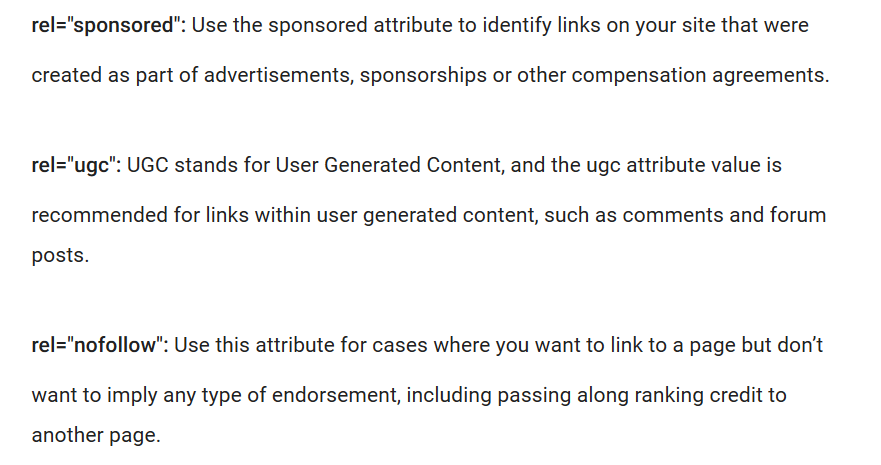 natzir9's tweet photo. Estas nuevas etiquetas sólo ayudarán a los modelos de G a entender mejor la web (y con ello a identificar más fácilmente spam o publi, que ya hacía bastante bien).
Por un lado, tendrá impacto en el ranking, pero es un impacto que no podemos controlar (y no perderé el tiempo aquí) https://t.co/4kfbCAueuS