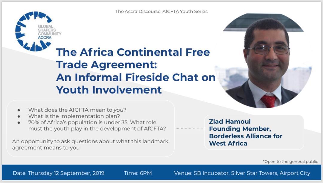 GlobalShapersAC's tweet photo. Make a date with us tomorrow as we discuss what #AfCFTA means to you and your local business.
Registration ends COB today!
Register:
https://t.co/1ZjNMsyJN5
#AfCFTAYouthChat
#AccraDiscourse
#GlobalShapersAccraHub
@maudojallow
@miisheaddy
@jetstreamAfrica
@ZHamoui
@Ghana4S https://t.co/vjsRegfSJq