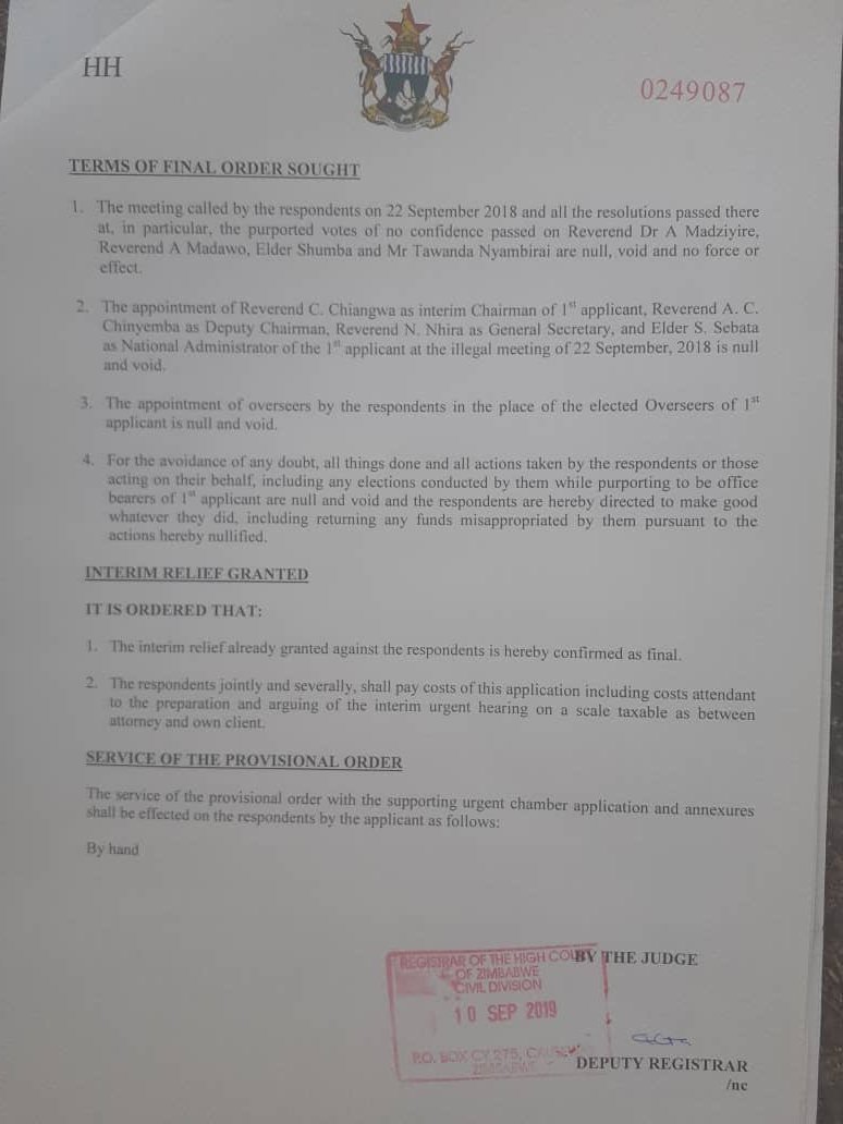 In their provisional order, there is no issue of takeover of assets. Noone has the right to stop other people's services or to grab assets. The High Court order, even if granted (it is still yet to be) is clear where it ends.