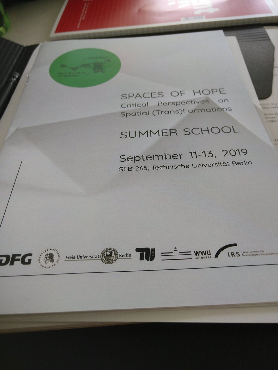 Let's get started!
#PhDlife #SpacesOfHope #SummerSchool #criticalGeography