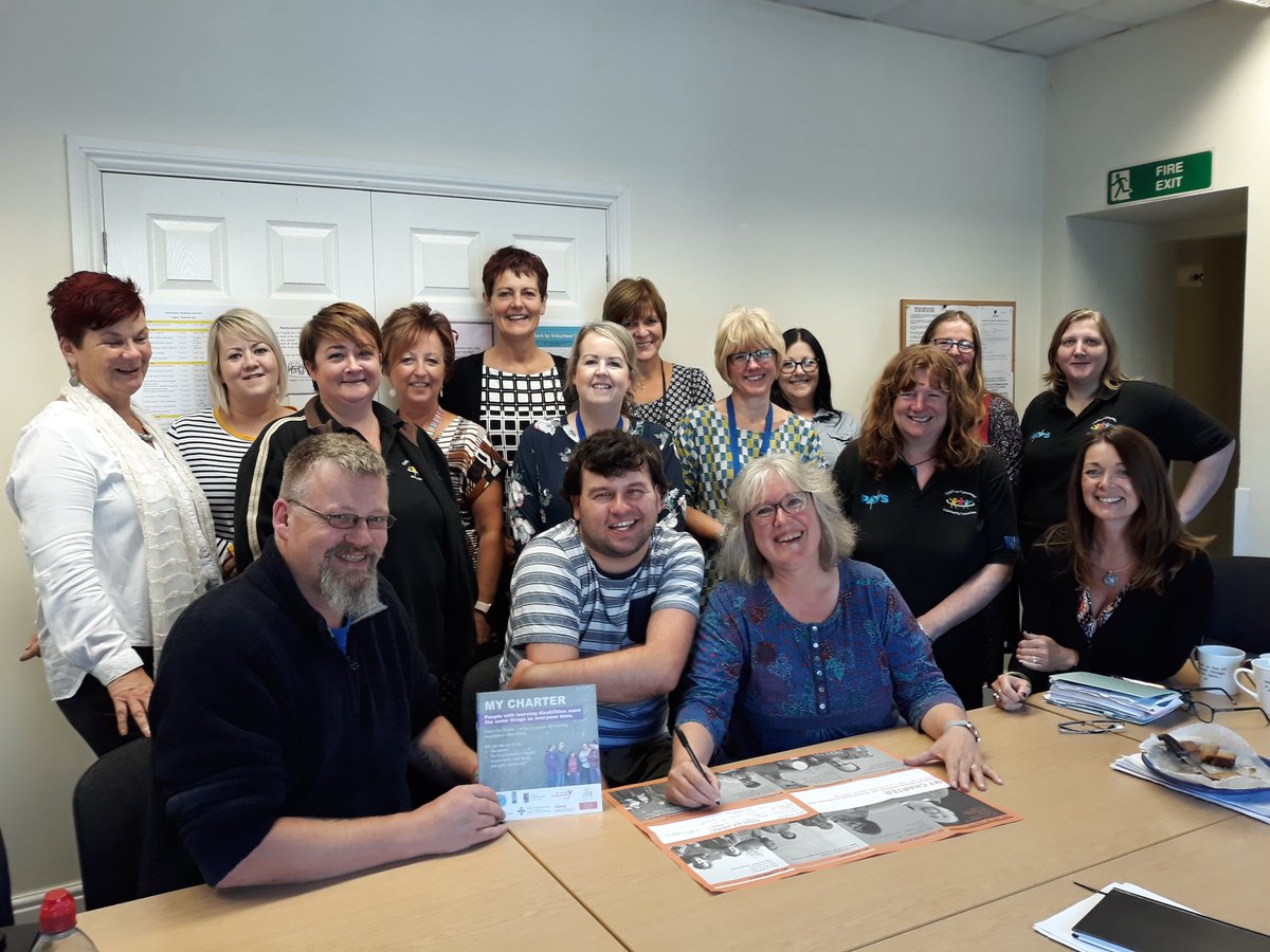 Some of the PAVS team signing up to the LD "My Charter", thank you LD Champion Rhys for the LD presentation at our team meeting @VolPembs @Pavs_dev @leeTBDO <a href="/CCPembsDementia/">CCPembsDementia</a> <a href="/CCPembsEast1/">Jo Brookman Lloyd</a> @CCPembsFamilies @CCPembsNorth <a href="/CCPembsWest1/">Community Connector West</a> <a href="/CCPembsSouth1/">Community Connector South</a> <a href="/ld_wales/">west wales LD Charter</a> #SupportTheCharter