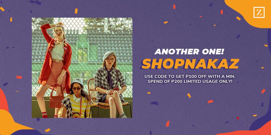 ZilingoPH's tweet photo. Ka-Z, hindi ka muna papasok sa iskul.
Kaya ito, mag-shopping muna tayo dahil tuloy pa rin ang #Zilingo99! Use code SHOPNAKAZ to get β±100 off, min. spend of β±200. Limited redemptions only! https://t.co/4CkaL6f8iN
#TheGrandZilingoCelebration https://t.co/HSa2UlmjCe