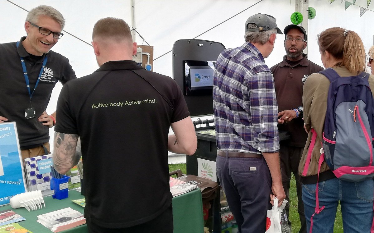 Had a great time at the Dorset County Show last weekend 🙂 

We spoke to over 200 people about waste and recycling, plus many more stopped by to watch our videos and even have a go on our blender bike!

If you would like to book a talk with the team, visit socsi.in/2ygea