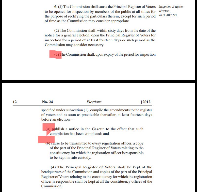 WanjikuKenya's tweet photo. Implications for #MARIGA &amp; #JUBILEEPARTY

#Mariga can’t participate in #KibraByElection2019 for two reasons.

1/ The #VOTERREGISTER for #KIBRA was CLOSED &amp; can't have his name Sec. 5(1a-c) Election Act, 2011.

@EtalePhilip @lindahoguttu @IEBCKenya @McDonald_Mariga @KBonimtetezi https://t.co/jNBG0WS6pv