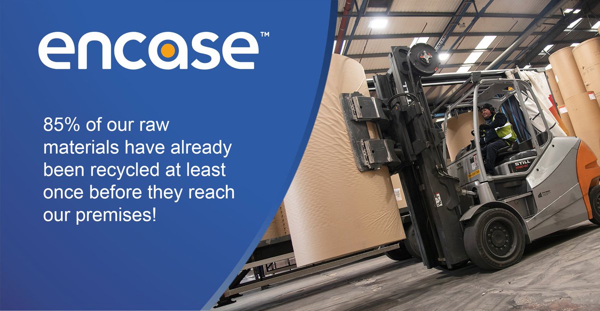 encasegroup's tweet photo. A massive 85% of our raw materials have been #recycled at least once before they reach our premises. That’s #sustainable packaging right there. #futurethinking #futurepackaging https://t.co/0HYO9AuUru