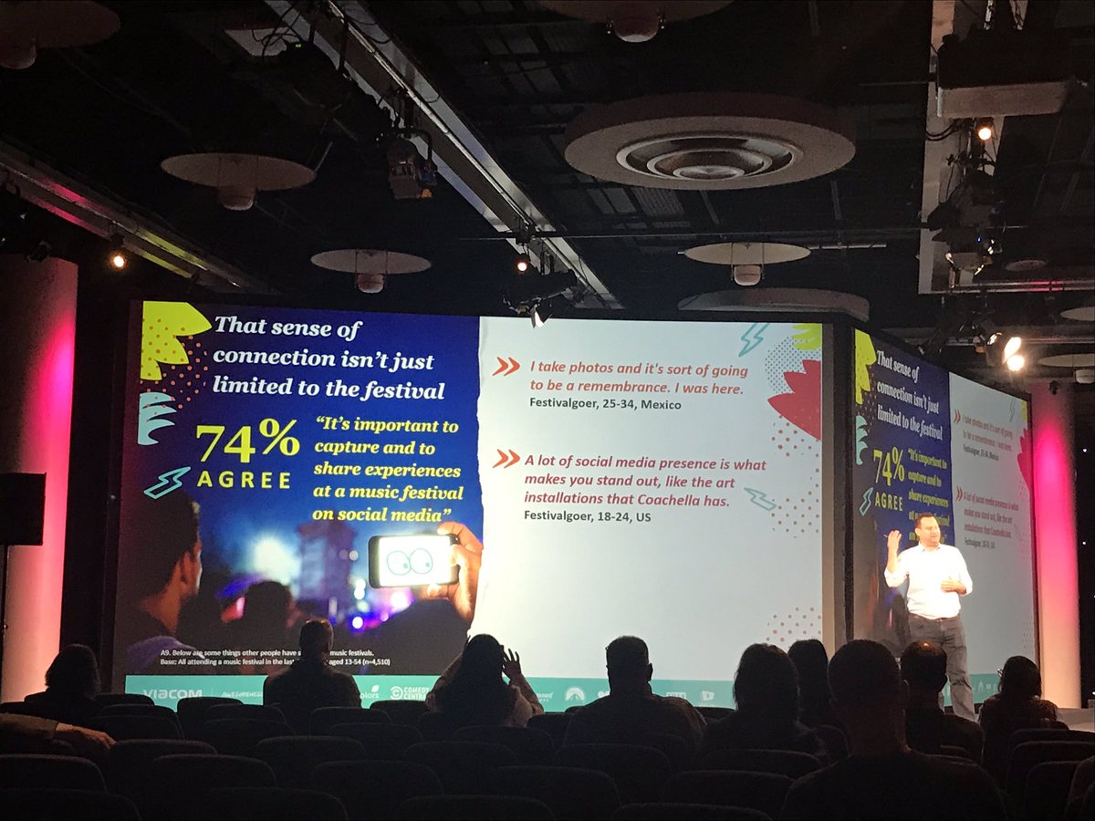 Thank you #ESOMAR and all attendees for a great congress. Was an honor to talk to you all about what we <a href="/Viacom/">Viacom CBS</a> have learnt about musicfestivals. More at insights.viacom.com/?s=music+festi… Photo credits: <a href="/enric_cid/">Nighthawks</a> and <a href="/CrazyHorseLady/">Rosie Greening</a>