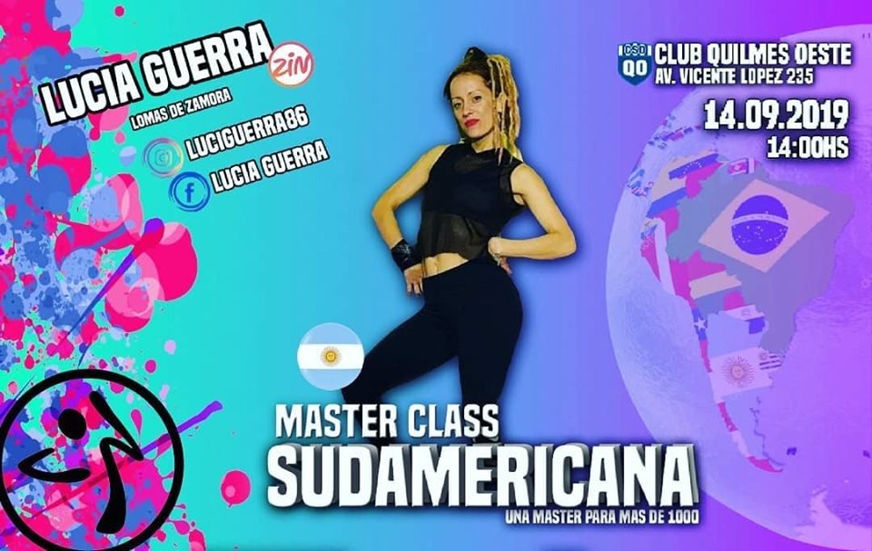 SE VIENE LA MASTER CLASS DE ZUMBA