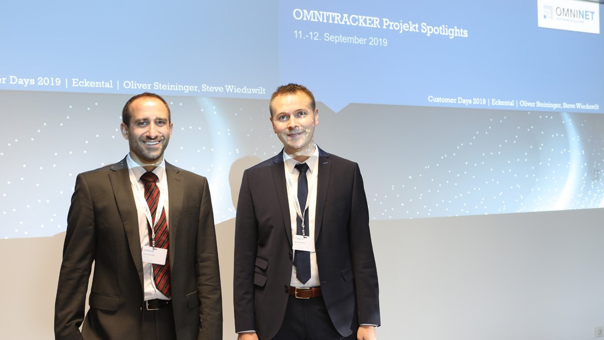 Remarkable #OMNITRACKER implementations and special client projects are the topic of Oliver Steininger’s and Steve Wieduwilt’s presentation at the OMNINET Customer Days 2019. #Cdays19 #ONCD19