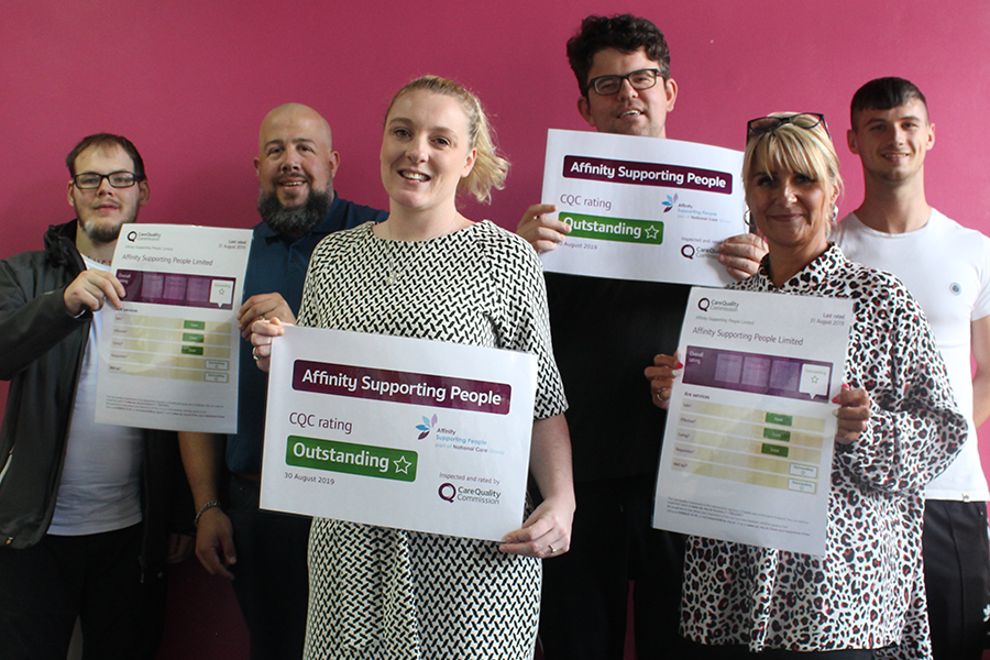 Nationalcaregrp's tweet photo. We are delighted to announce that Affinity Supporting People have received an 'Outstanding' rating from CQC! 🥳

Read the full story on our website:  https://t.co/jWFa43shGj

#cqc #outstanding #cqcoutstanding #care #support #achievement #qualitymatters @CareQualityComm https://t.co/w6avvt1mna