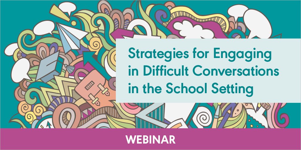 ASHAWeb's tweet image. 1 week left! Sign up for our live webinar on Sept. 18 to learn strategies for engaging in difficult conversations in schools. on.asha.org/2ygdwHq #SLPeeps #schoolsSLP #DifficultConversation
